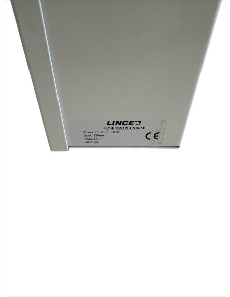 Lince 4074 europlus10/m metal central unit 10 zones expandable