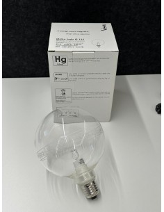 Vesoi lampada alogena Globo trasparente G120 42w e27serigrafata "mi piace" multilingua