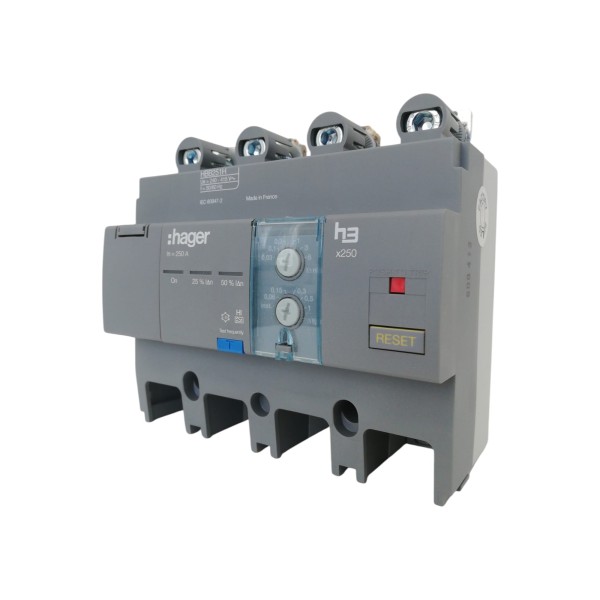 Hager hbb251h  blocco differenziale reg-rit x 250 4p 250a
