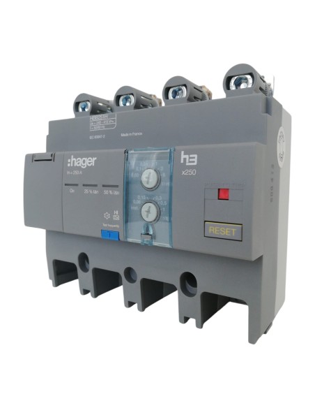 Hager hbb251h  blocco differenziale reg-rit x 250 4p 250a