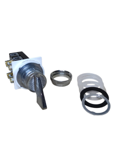 Ge power 077slb11rc selettore a leva cromata 3 posizioni con ritorno a 0, na+nc