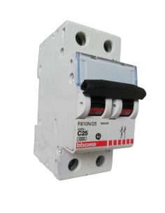 Bticino btdin45 automatic circuit breaker 1p n 25a 4,5ka f810n//25