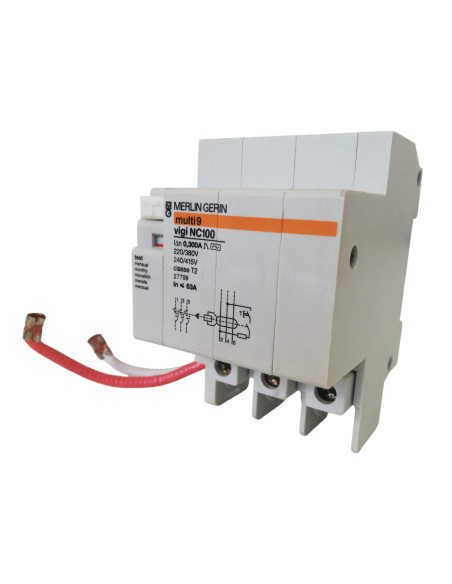 BLOCCO DIFFERENZIALE VIGI NC100 3P 63A 0,3