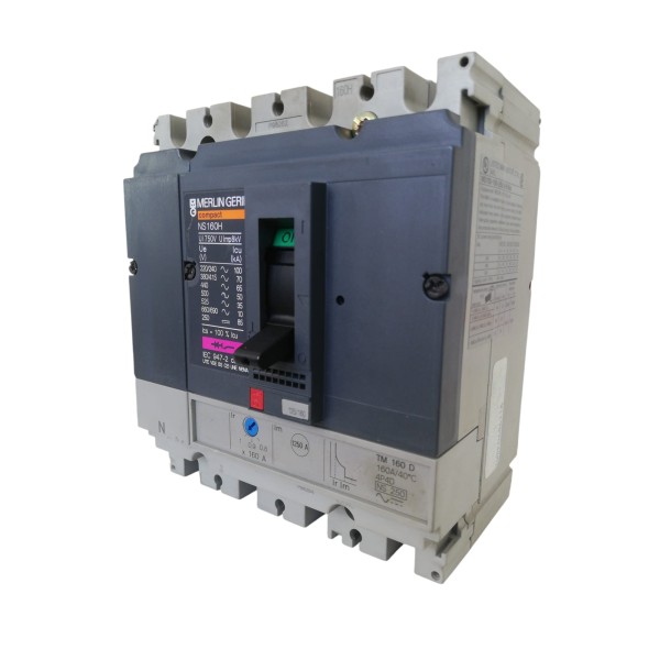 NS160H FX ANT 4P 160A 70KA AVEC DÉCLENCHEMENT TM160D 125-160A