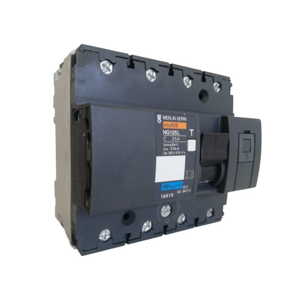 INTERRUTTORE AUTOMATICO MAGNETOTERMICO NG125 4P 25A 50K C