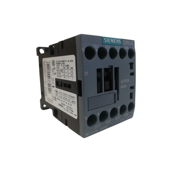Contacteur Siemens 3rt20161ap02 4 kW, 1NC 230 Vca, s00