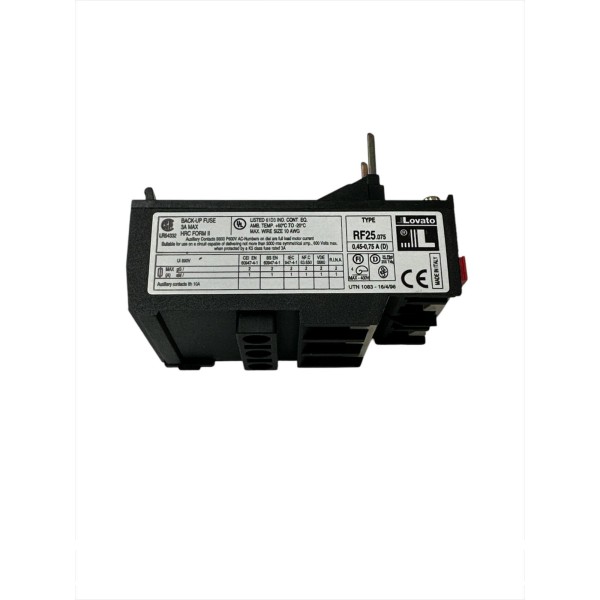 Lovato 11RF25075 Rele' termico rf25 0,45-0,75 a