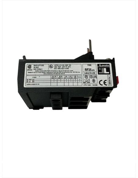 Lovato 11RF25075 Rele' termico rf25 0,45-0,75 a