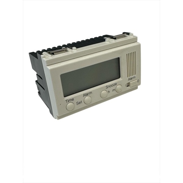 Vimar 16574.B White Alarm Clock, Idea Series