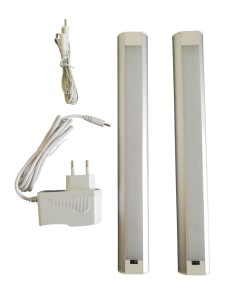 Melchioni 499047645 kit barra in alluminio led 5w 3 m touch 4000k