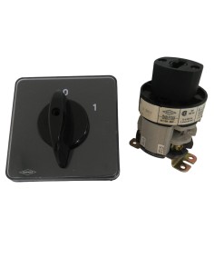 Interrupteur tripolaire Bremas ca0320003me3 32 A avec poignée noire 0-1