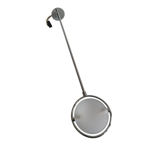 Fontana arte 3138/1cr lampada a parete cromata nobi 78 con riflettore