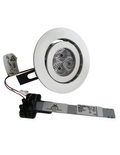 Projecteur laser à pixels orientable Iguzzini 3.m325.701.0 , diamètre 104 mm, 3 LED 2,2 W blanc chaud