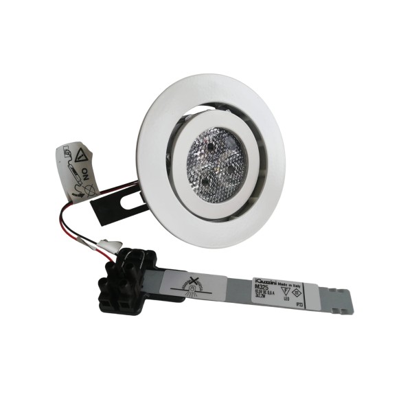 Iguzzini 3.m325.701.0 faretto orientabile laser pixel d. 104 mm 3 led 2,2w warm white