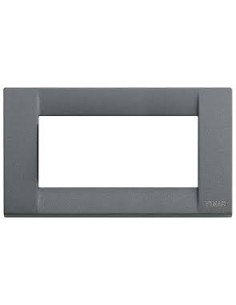 Placca idea 4 moduli ardesia