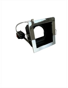 Delta Light 202 21 10 CB Carree Ok S1 Foco fijo empotrable gx5.3 12v Cromo 90x90mm p.125mm