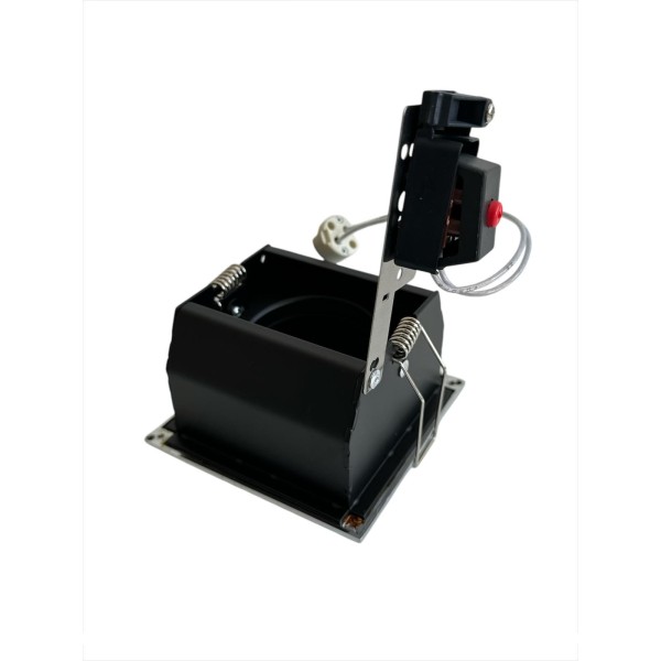 Delta Light 202 21 10 CB Carree Ok S1 Foco fijo empotrable gx5.3 12v Cromo 90x90mm p.125mm