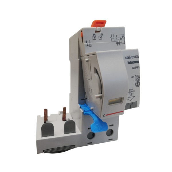 Bticino g23a63 btdin-bda g2 blocco differenziale 2p 63a 30ma classe a
