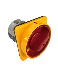 Bremas CA06300043L3 A6304 4-pole switch 63a ac23 500v with yellow/red handle