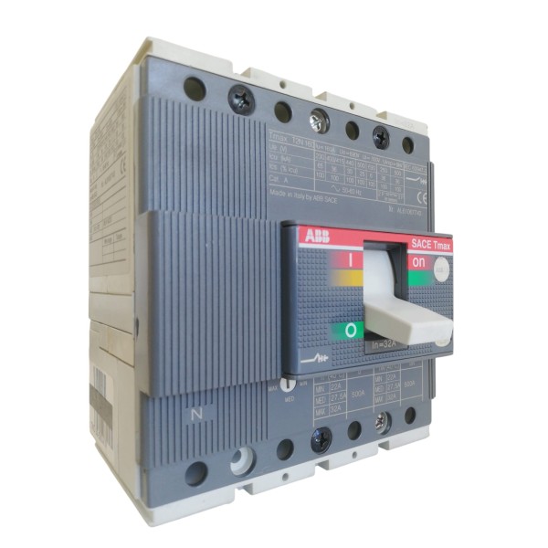 Disjoncteur automatique Abb 1sda050975r1 t2n 160 tmd32-320 4p 32a 36ka f f