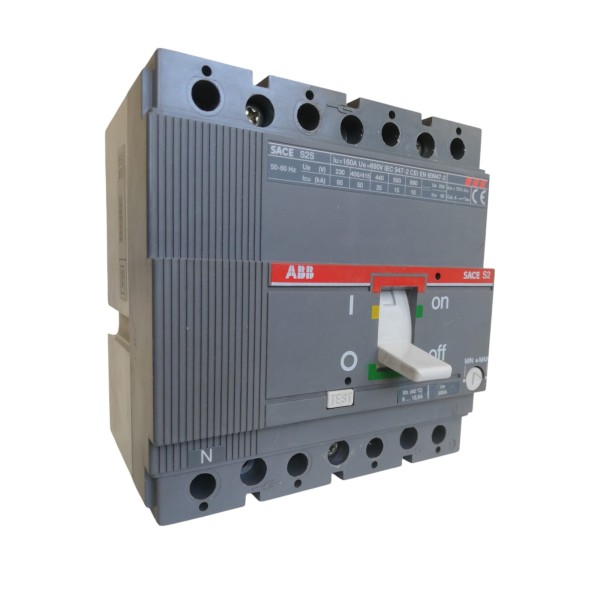 INTERRUPTEUR AUTOMATIQUE S2S 160 4P 12,5A 50KA