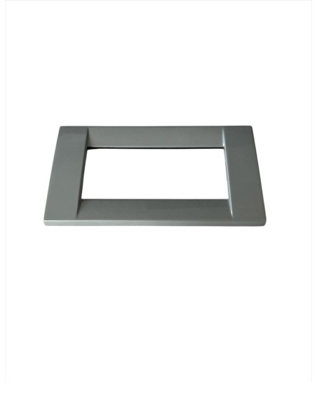 Vimar Idea 16734.21 Classic Plate 4 Module Silber