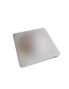 IGuzzini 3.5345.001.0 Applique murale Dada 250x250, ampoule fluorescente 2x9w g23 230v, plexiglas blanc 2