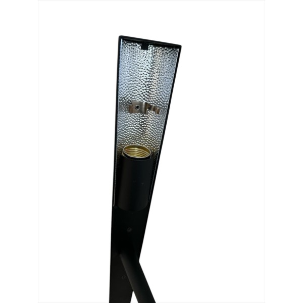 Lumen center 16600 102 Trylon wall lamp 1x150w e14 matt black L.765mm (1 piece)