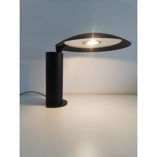 Lumen center Washington lampada da tavolo nero alogena 50w