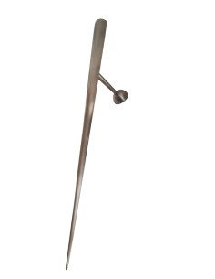 Applique murale Lumen Center 16600.165 en acier inoxydable satiné Trylon, 1 x 150 W E14