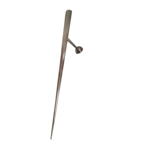 Applique murale Lumen Center 16600.165 en acier inoxydable satiné Trylon, 1 x 150 W E14