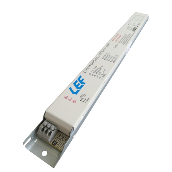 Lef ebt8-258 electronic ballast 2x58w t8 220 - 240v 360x31x23mm