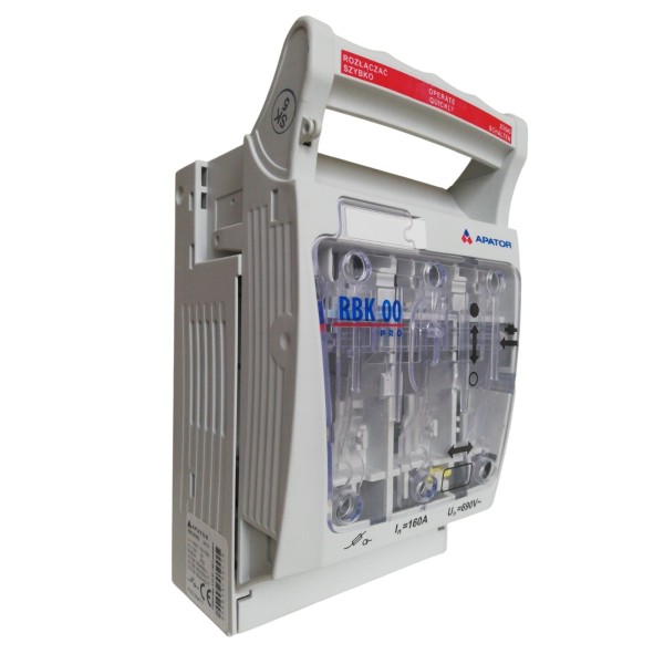 Apator 63-823256-111 rbk 00 pro portafusibile din 3p 160a 690v nh00