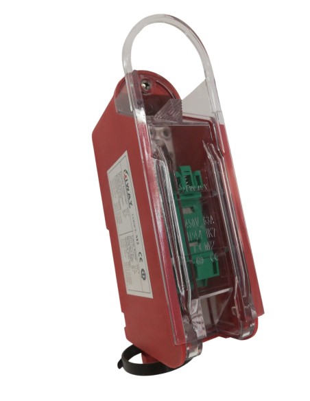 Isiway morsettiera da palo ingresso 4x2,5-16mm derivazione 4x1,5-4mm fuse 1/10a