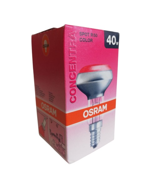 Ledvance r5040splgr lampada concentra r50 red sp 40w 230v e14
