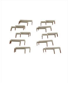 Abb ED3074 Xulp1nt, lot de 10 connecteurs 1P+N 40A, 1 module, blanc