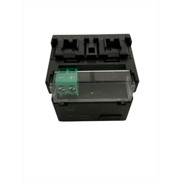 Vimar 20513 Eikon thermostat for fan coils, gray