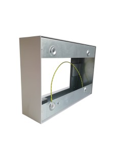 Viabizzuno f6.001.53 m1 medium white external formwork, body 8, dimensions 34.5 x 23 x 9 cm 2