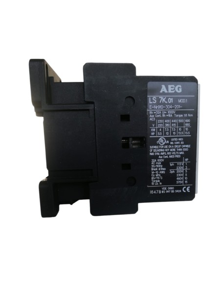 Contacteur AEG LS7K.01 230 V 7,5 kW 910-304-201-50
