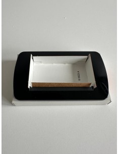 Plaque d'immatriculation internationale Bticino l4804nr 4 places noire solide