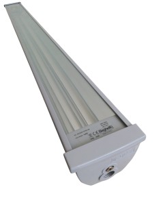 Beghelli 14830 plafoniera acciaio t5 re 1x54w