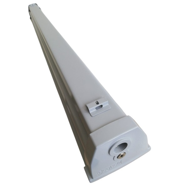 Beghelli 14830 plafoniera acciaio t5 re 1x54w