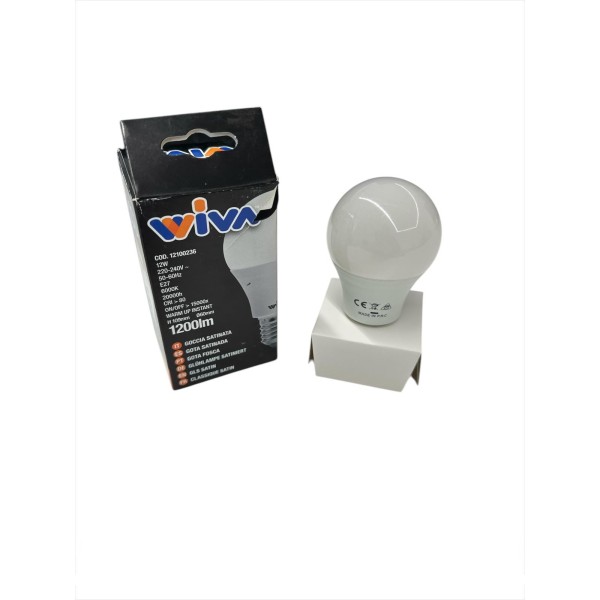 Wiva 12100236 LED basic cristal opal d60 e27 12w 6000k