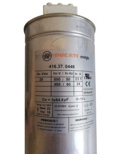 Ducati 416370446 3x84 8mf condensatore 500v 20kvar 2