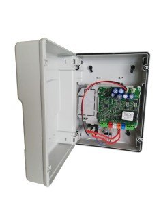Faac 6100263 genius centralina di comando brain 15 per cancelli a battente 24v/230v con box 2