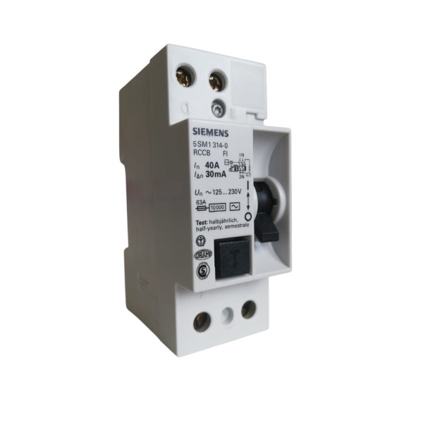 INTERRUTTORE DIFFERENZIALE 2P 40A 30MA