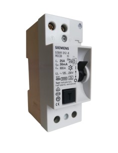 Differenzialblock 2mod 2p max 25a 30ma