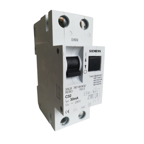 INTERRUTTORE DIFFERENZIALE MAGNETOTERMICO 1PN 32A 6K 30MA