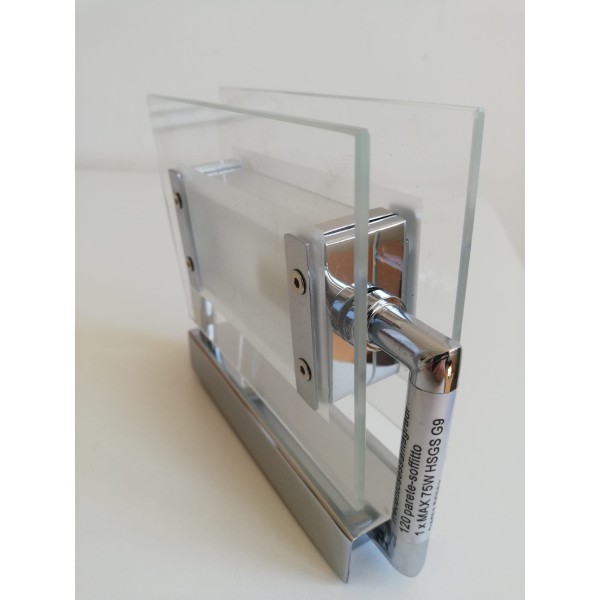 Itre 65206040601 lampada trecentosessantagradi 120 cromata parete/soffitto 75w p-pl