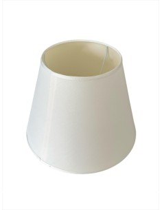 Muranodue Pamedio replacement lampshade medium white fabric with ring 35x20x25(H)